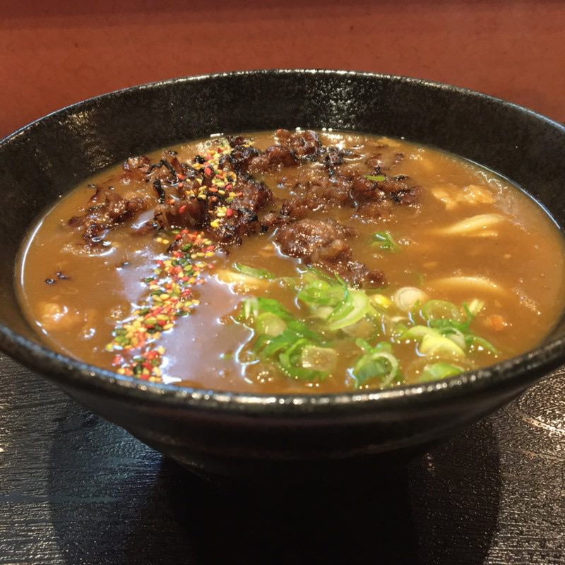 炙り肉カレーうどん(和菜うどん 快)の写真