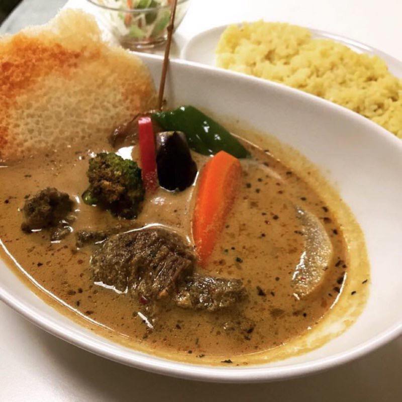 ビーフ野菜豆乳スープカレー(スパイススマイル （soup curry Spice×Smile）)の写真