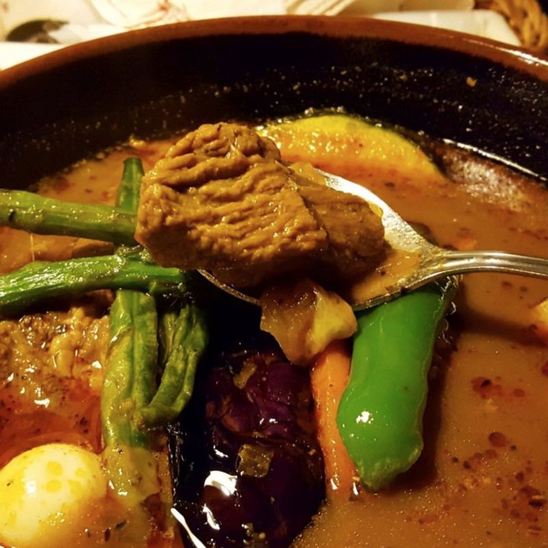 スープカレー ビーフ(Asian Bar RAMAI 横浜伊勢佐木モール店)の写真