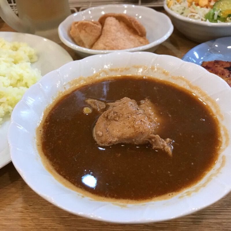 カレーセット（ムルギー）(カレーの店 ガン爺)の写真