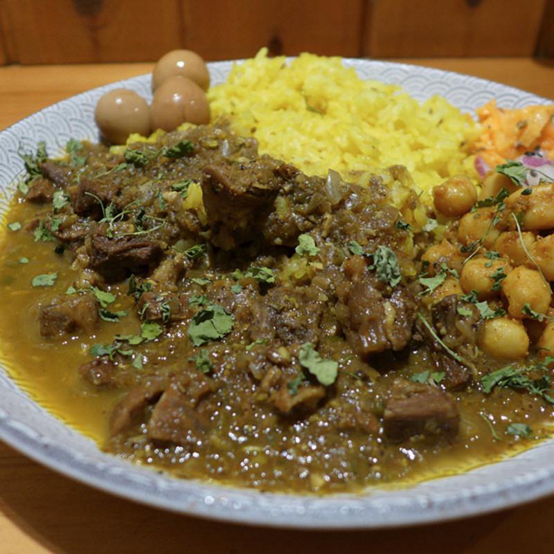 マトンカレー(ディッシュカリー＆レリッシュ （Dish curry&relish）)の写真