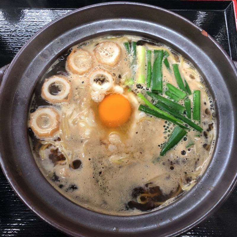 鍋焼きラーメン(鍋焼きラーメン専門店 ちゅるちゅる 福島店)の写真