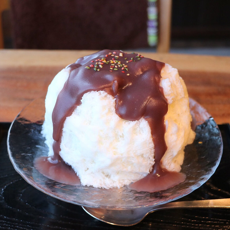 かき氷　カンナの氷しるこ(和kitchen かんな （和キッチン かんな）)の写真