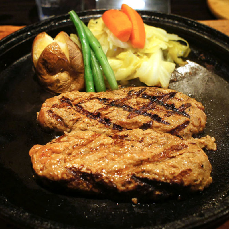 炭火焼ハンバーグ(グリルＫ)の写真