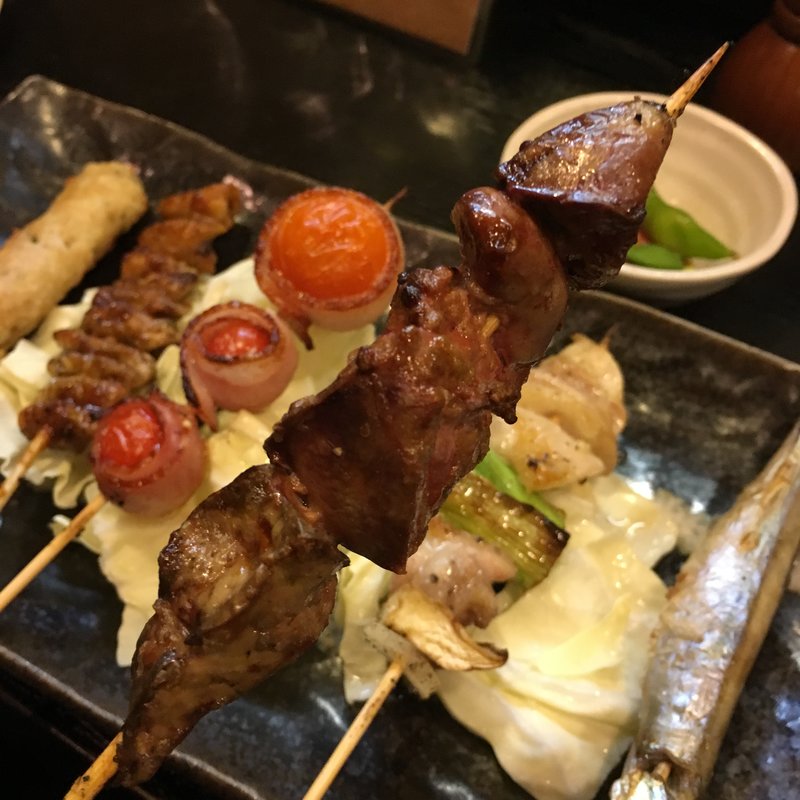 鳥レバ(焼鳥はなび)の写真