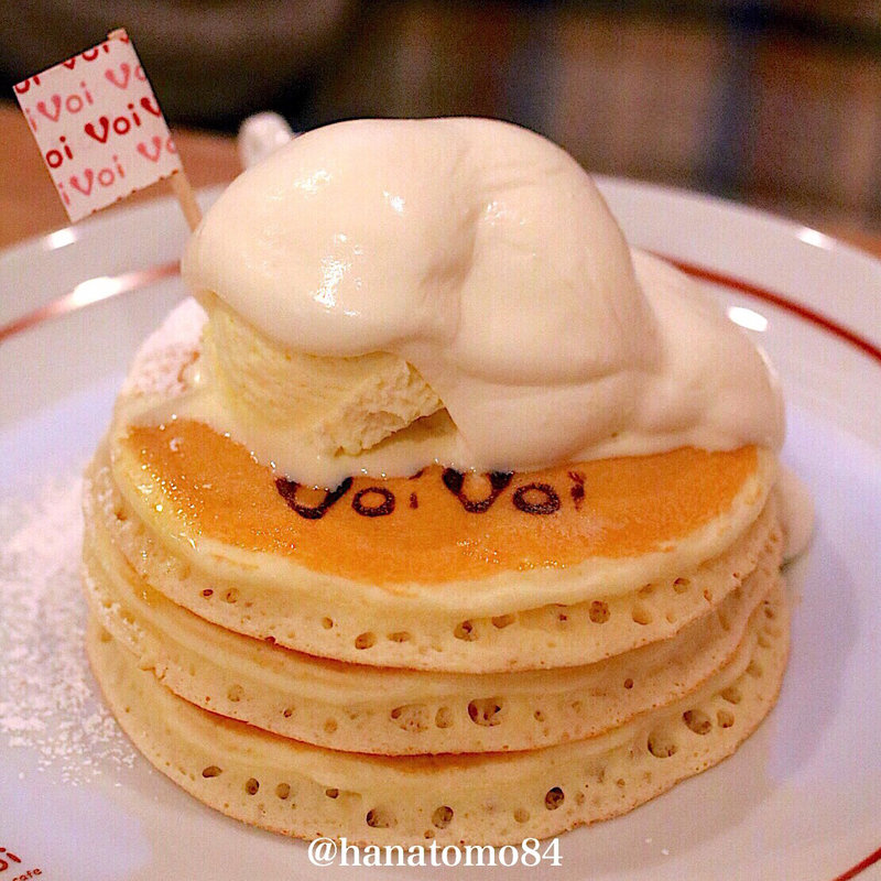 voivoiスペシャルパンケーキ(パンケーキママカフェ VoiVoi （ヴォイヴォイ）)の写真