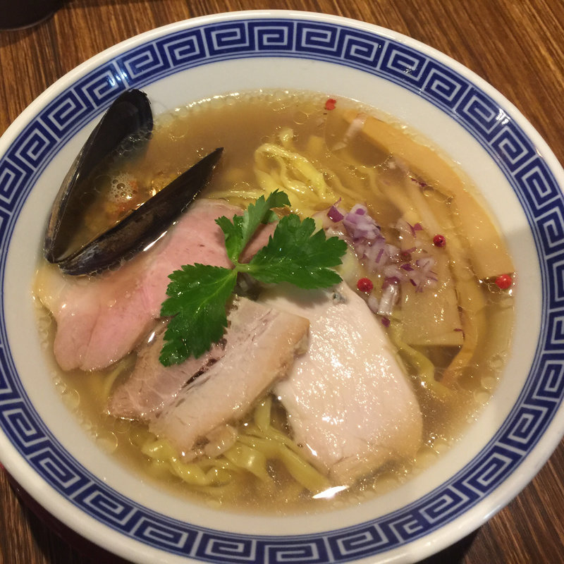 貝だし塩そば(だし廊)の写真