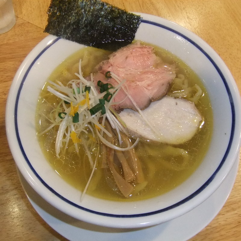 特製中華そば(塩)(手打式超多加水麺 ののくら)の写真