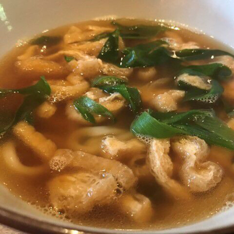 きつねうどん(京うどん 生蕎麦 岡北（おかきた）)の写真