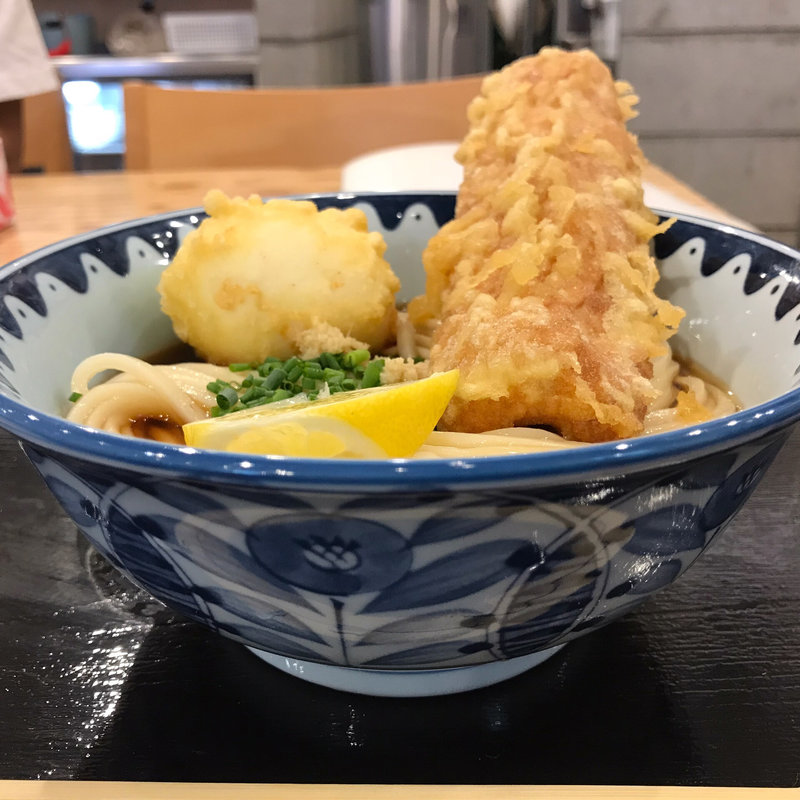 ちく玉天ぶっかけ(き田たけうどん)の写真