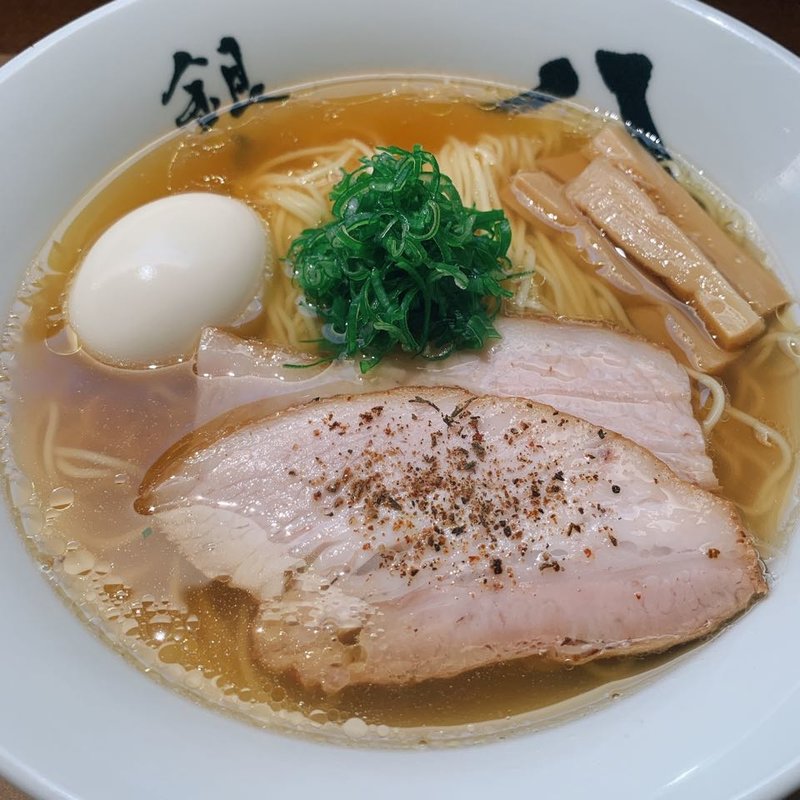 特製中華そば(銀座 八五)の写真