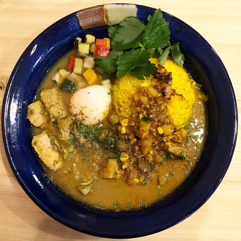 あいがけカレー(旬香唐)の写真