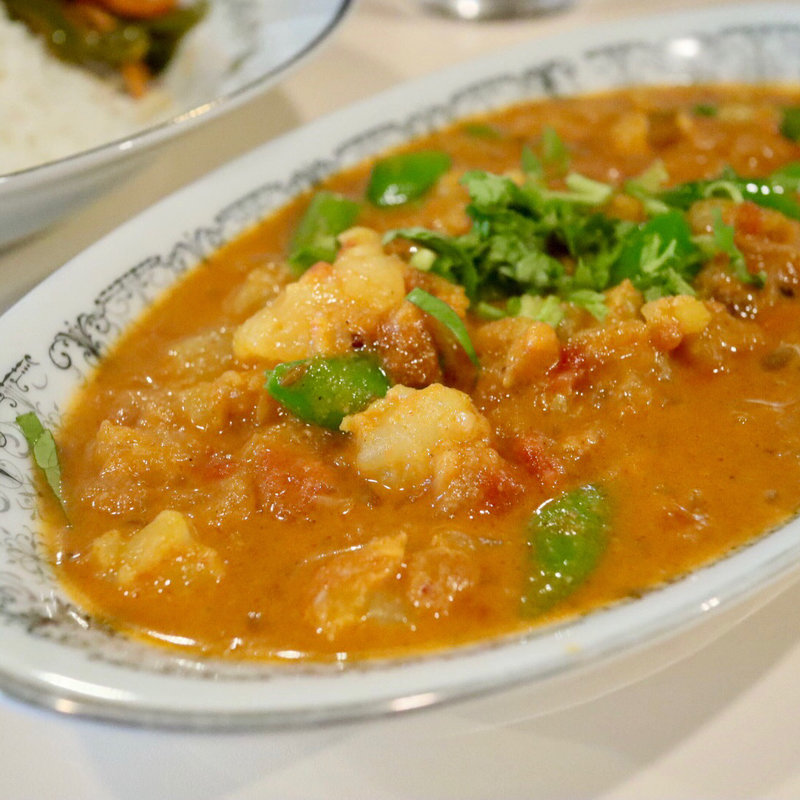 海老のキーマカレー(チーニーカリー)の写真