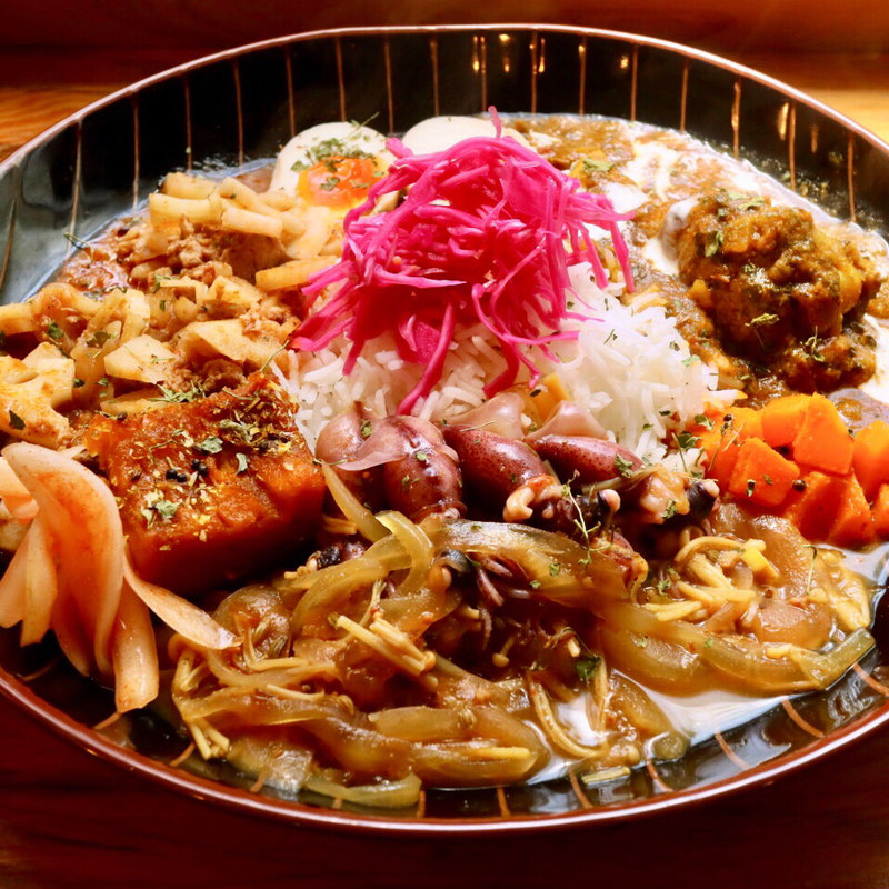 3種盛りカレー(スパイスカレーボンズ （SPICE CURRY BON'S）)の写真