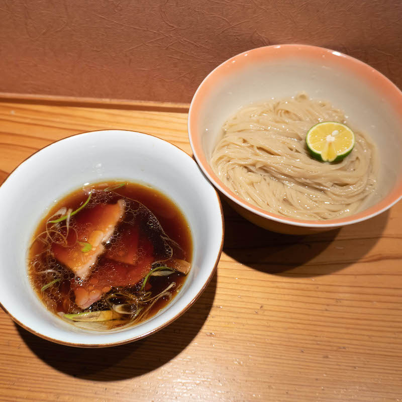 醤油つけめん(らぁめん鴇 （とき）)の写真