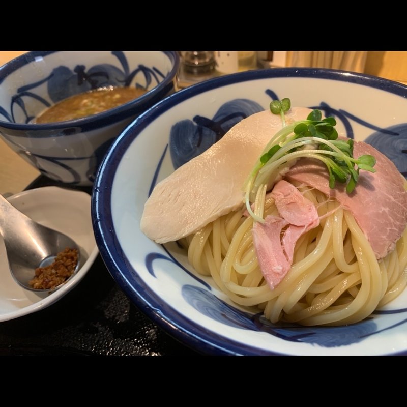 鶏と魚介のつけめん(つけ麺 たけもと)の写真