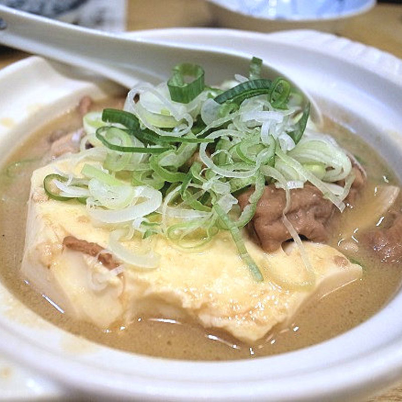 名物！もつ煮込み(須賀乃湯)の写真