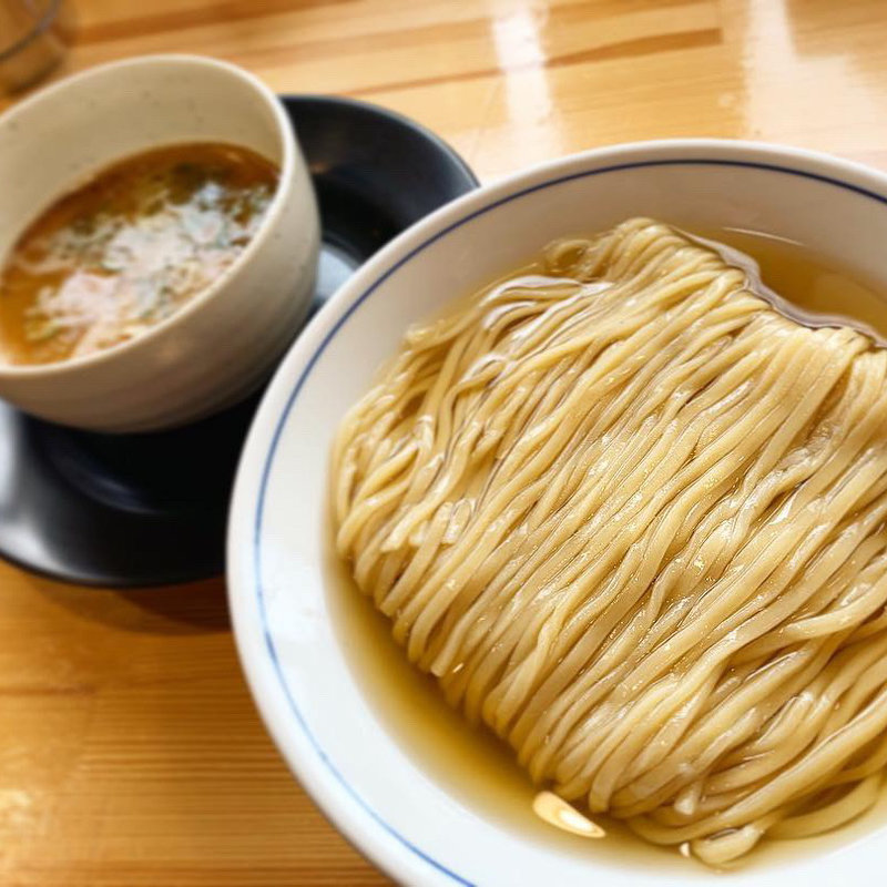 秋刀魚水つけ麺(麺や 清流)の写真