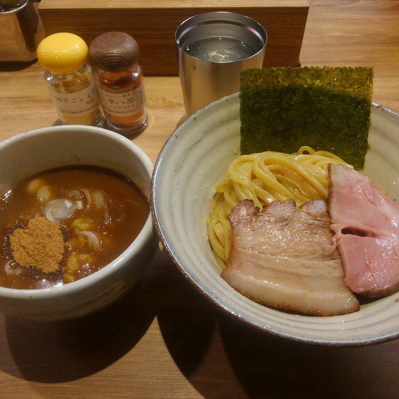 魚介とんこつつけ麺(自家製麺 つきよみ)の写真