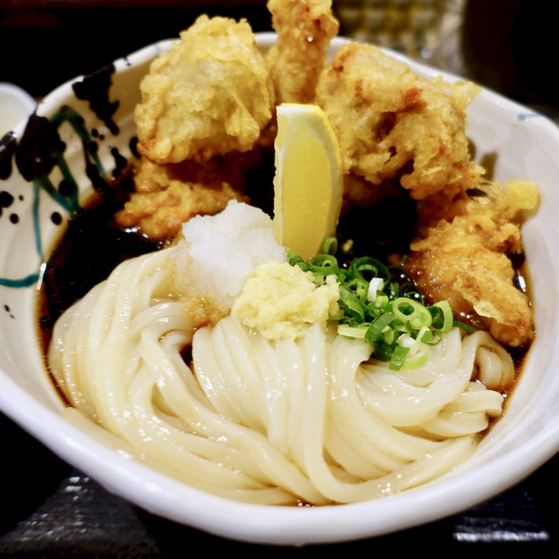 とり天ぶっかけ(たけうちうどん店 )の写真