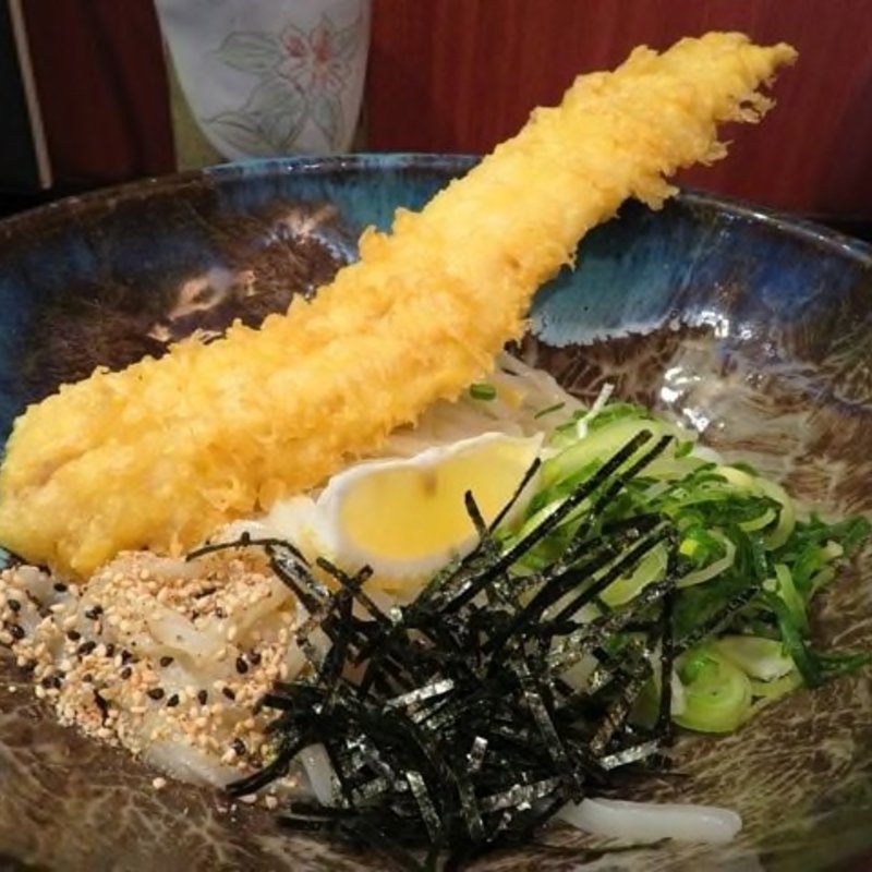 あなご天ぶっかけ(うどん屋麺之介 大阪店 )の写真