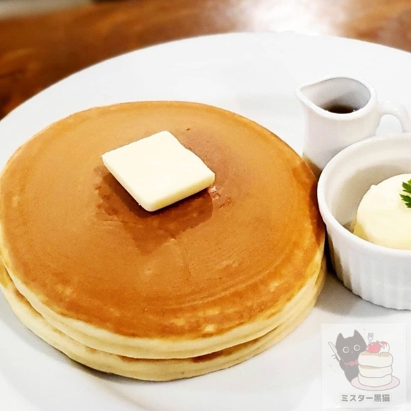 銅板でお焼する特製 パンケーキ(CHILLULU COFFEE)の写真