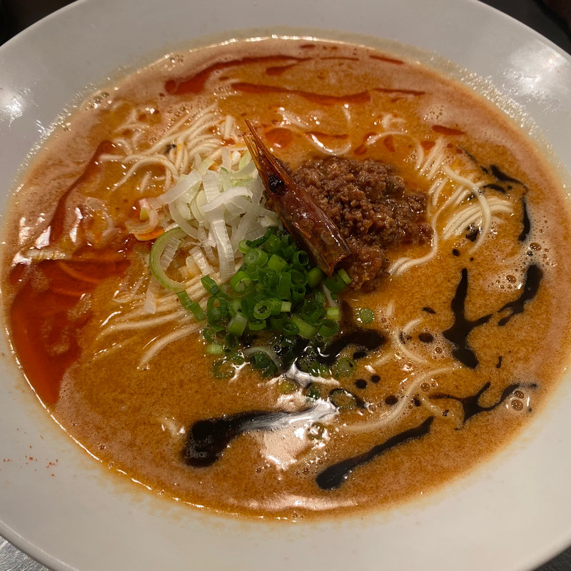 海老寿久担々麺(麺屋 愛心 町屋店 )の写真