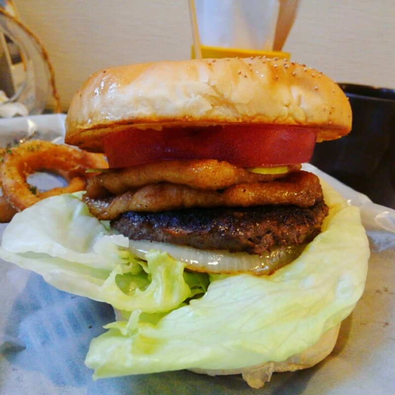 キツネバーガー(アオラニカフェ)の写真