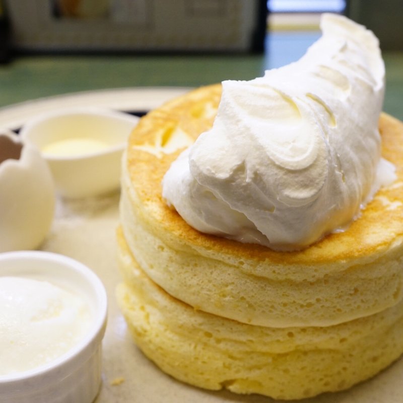 プレミアムパンケーキ(eggg Cafe 小平本店)の写真