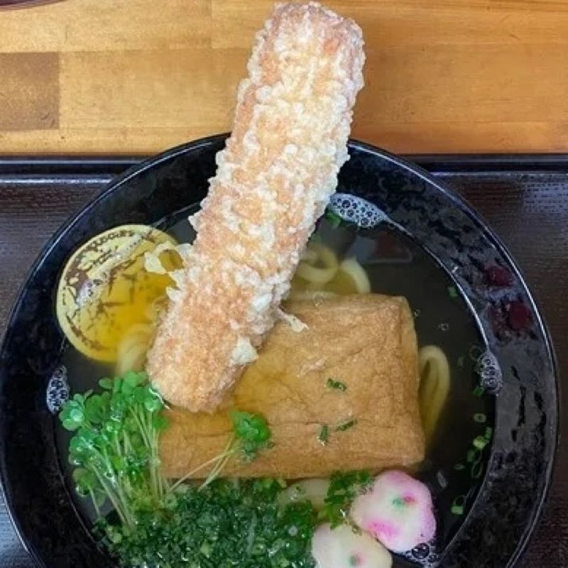 あげちく天うどん(手打ちうどん 紅屋)の写真