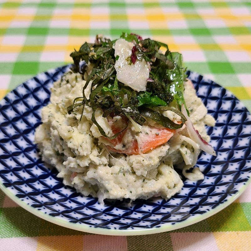 大分県産大葉のポテトサラダ(成城石井 エキア成増店)の写真