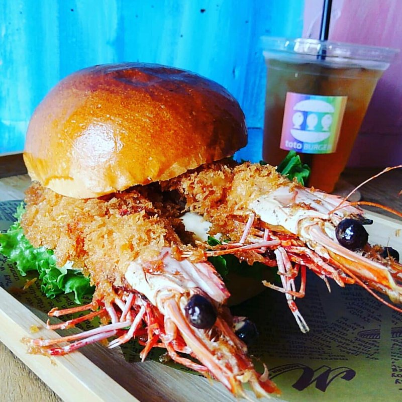シュリンプバーガー(toto BURGER)の写真