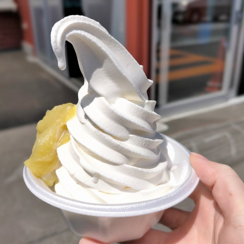 バニラソフト さつまいも餡(とれのさと )の写真