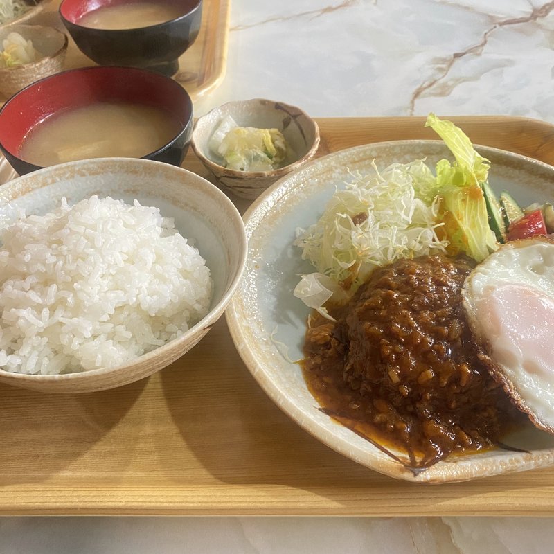 ハンバーグライス(キッチンこば )の写真