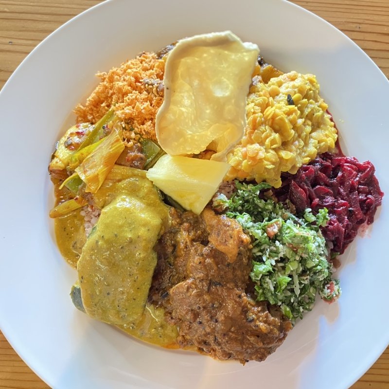 スリランカカレープレート(バンダラ ランカ （BANDARA LANKA）)の写真