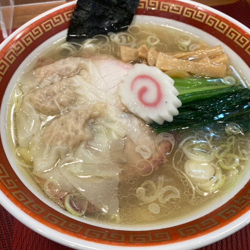 塩中華そば＋ワンタン(麺創庵 砂田)の写真