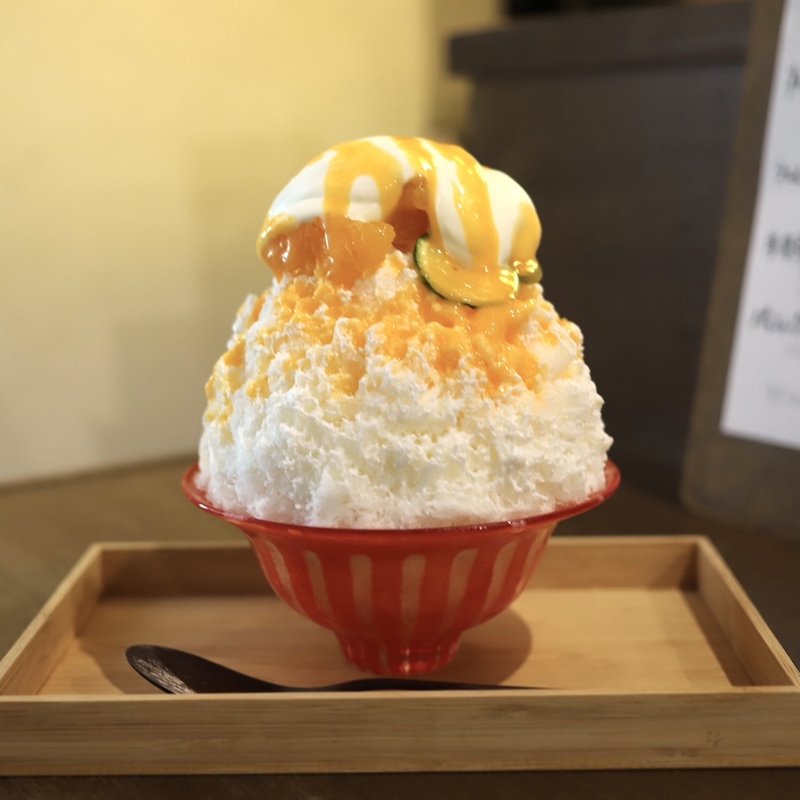 柑橘レアチーズ(こおり屋bambu)の写真