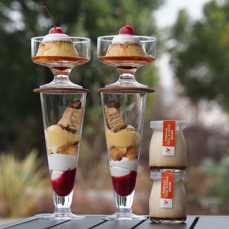 今昔プリンタワーパフェ(パティスリー＆デリカフェ ルメルシエ)の写真