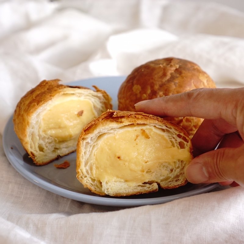 こはくのこばこ(クリームパン)(こはく。 )の写真