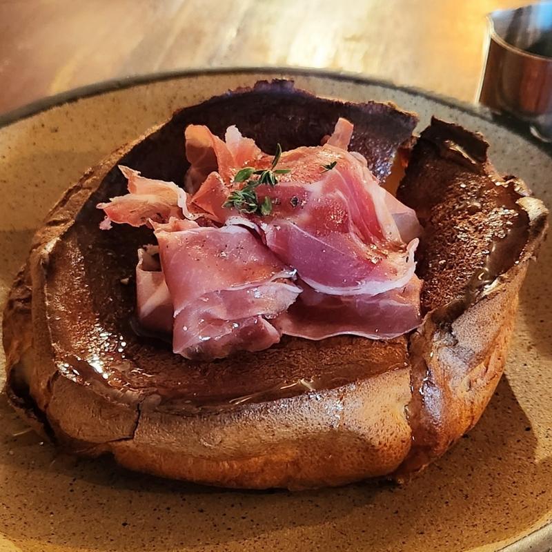 ダッチパンケーキ 生ハムとブッラータ(PATH)の写真