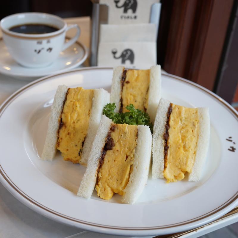みそ屋のたまごサンド(喫茶ゾウ)の写真