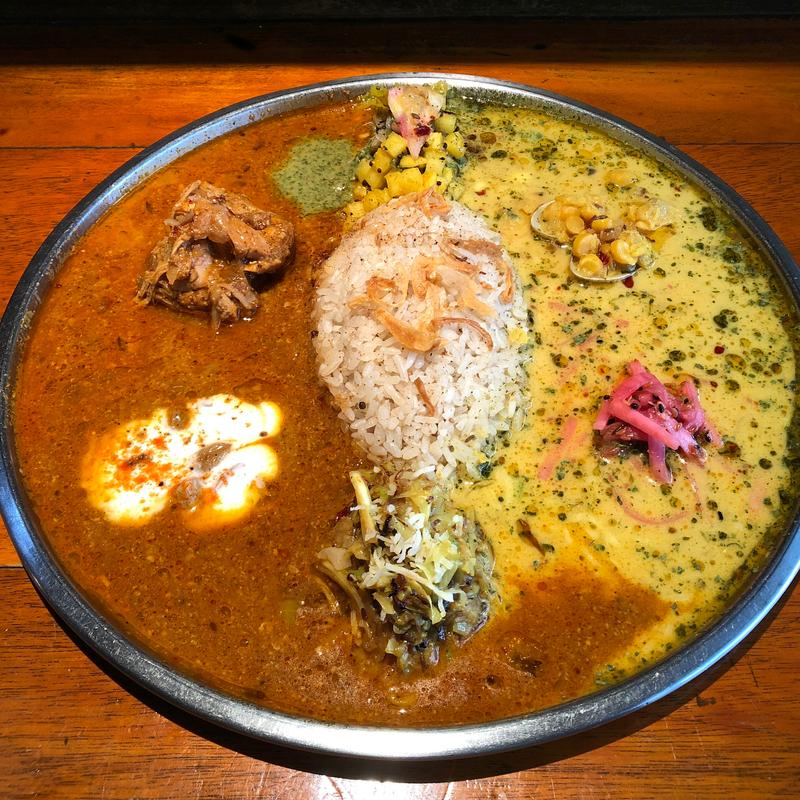 カレープレート(カレー屋バンバン)の写真