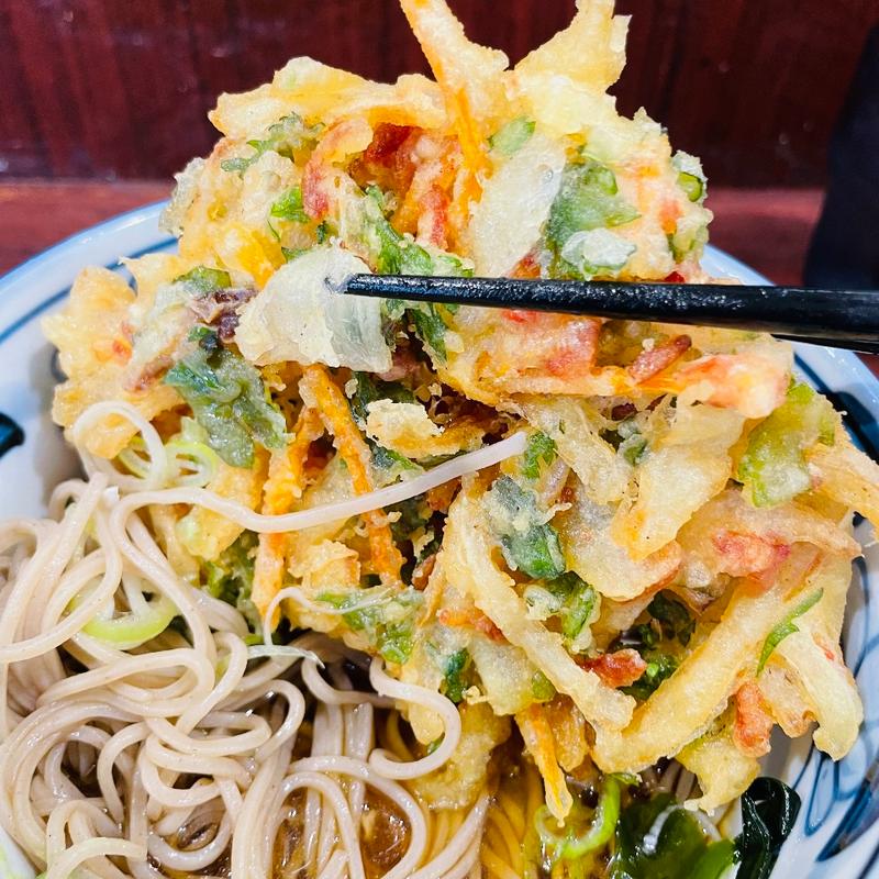 かき揚げ天そば(やしま )の写真