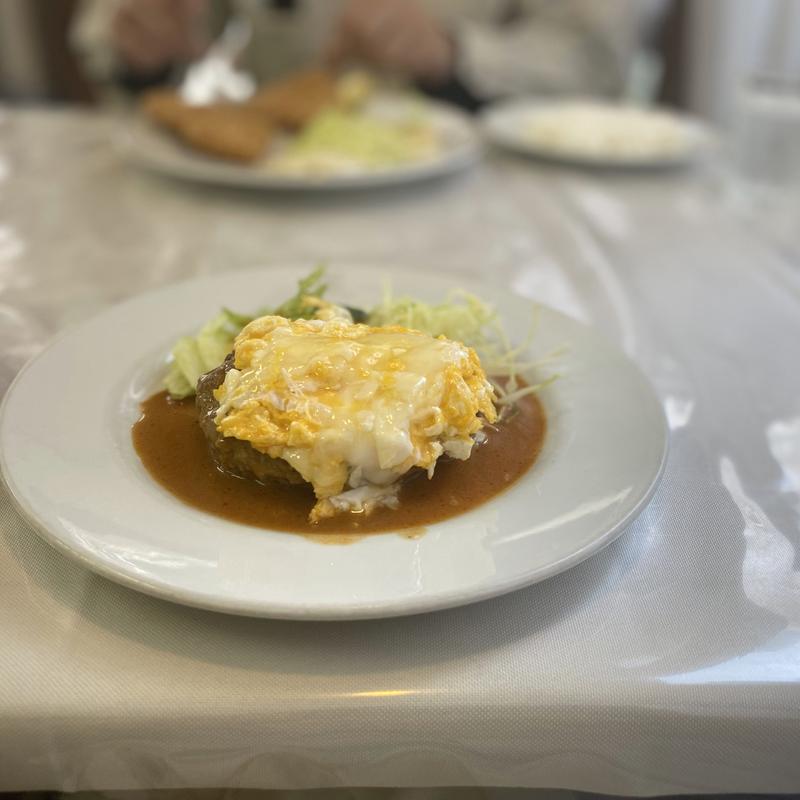 ハンバーグライス(洋食入舟 （ヨウショクイリフネ）)の写真