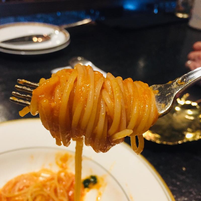 パルミジャーノレッジャーノのポモドーロスパゲティ(B・B13BAR （ビー・ビー サーティーン バー）)の写真