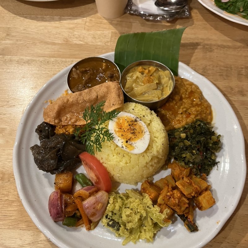 カレープレート(ラッキーガーデン)の写真