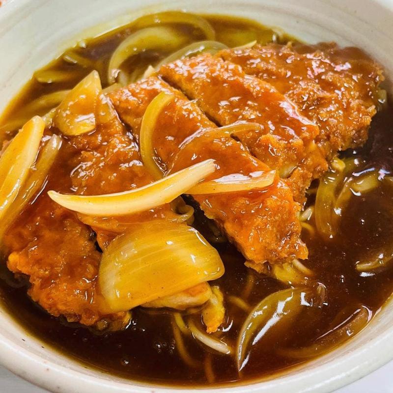 カツカレーそば(能登屋 )の写真