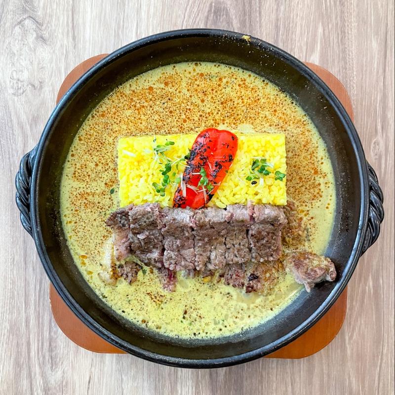 豚肩ロースステーキカレー(Rスリランカ東京)の写真