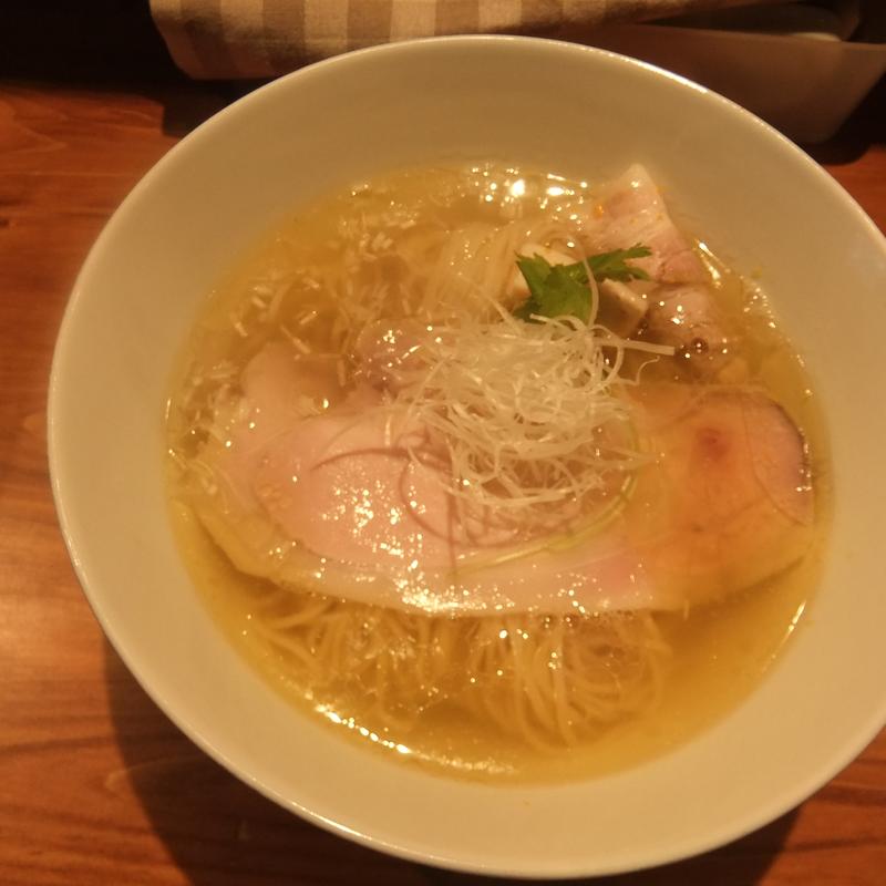 塩らぁめん(麺 ふじさき)の写真