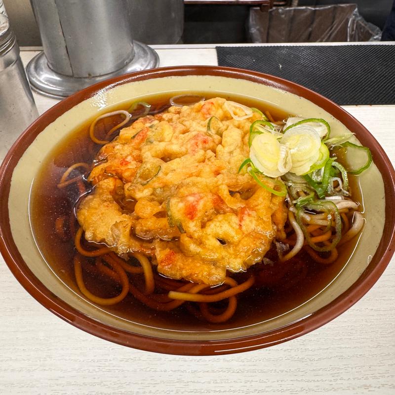 天ぷらそば(きそば 鈴一（すずいち）)の写真